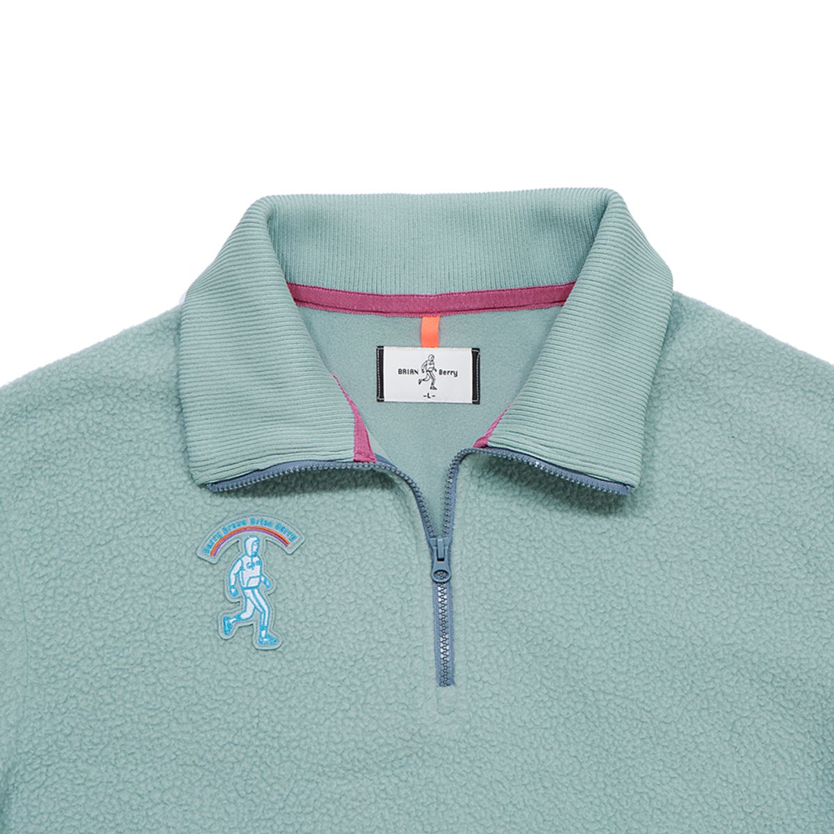 브라이언베리(BRIAN BERRY) ZALMON FLEECE TEE_L/BLUE