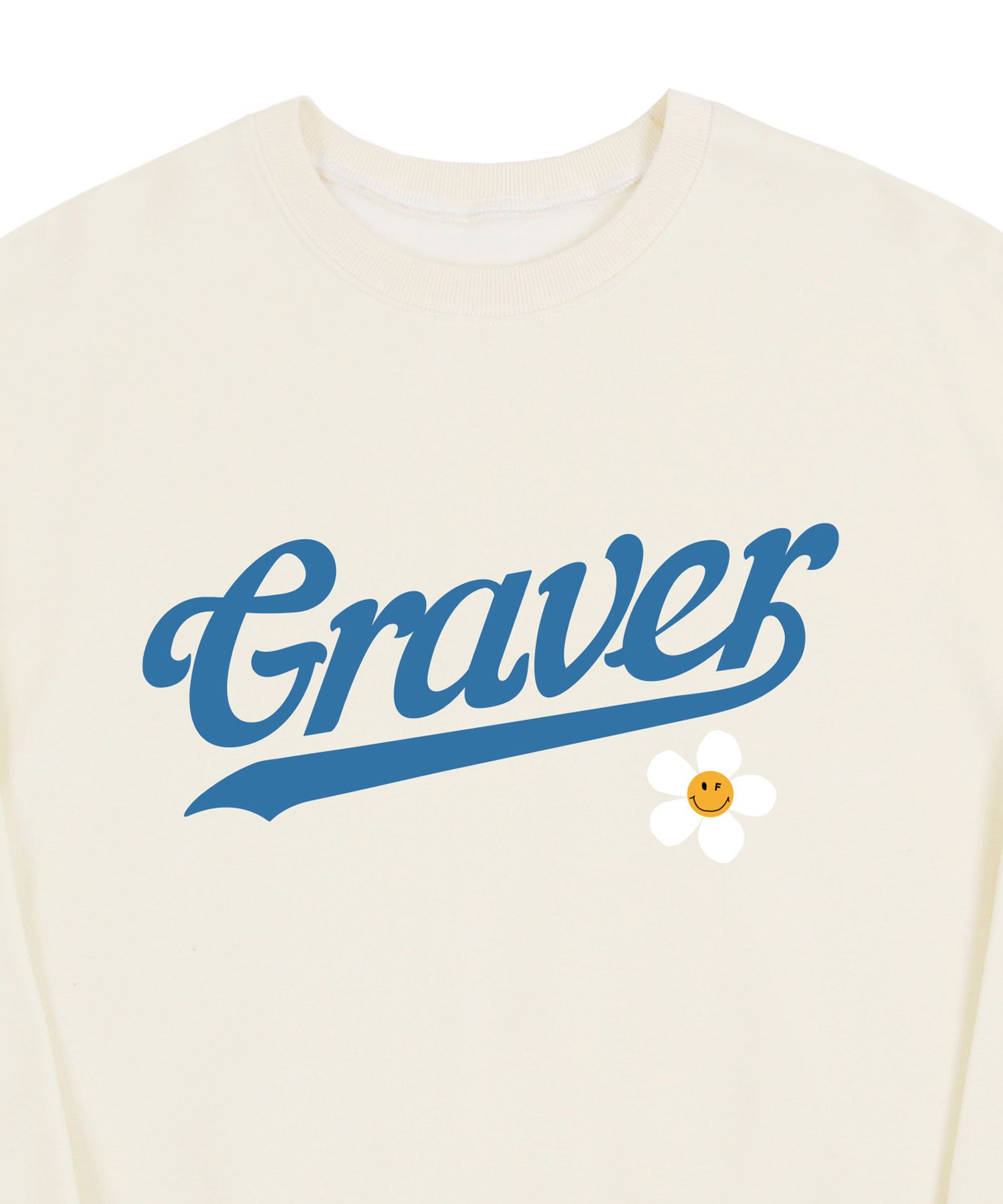【GRAVER】22FW★ [UNISEX] Baseball Logo Flower Smile Sweat MUSINSA | GRAVER [UNISEX] Baseball Logo Flower Smile