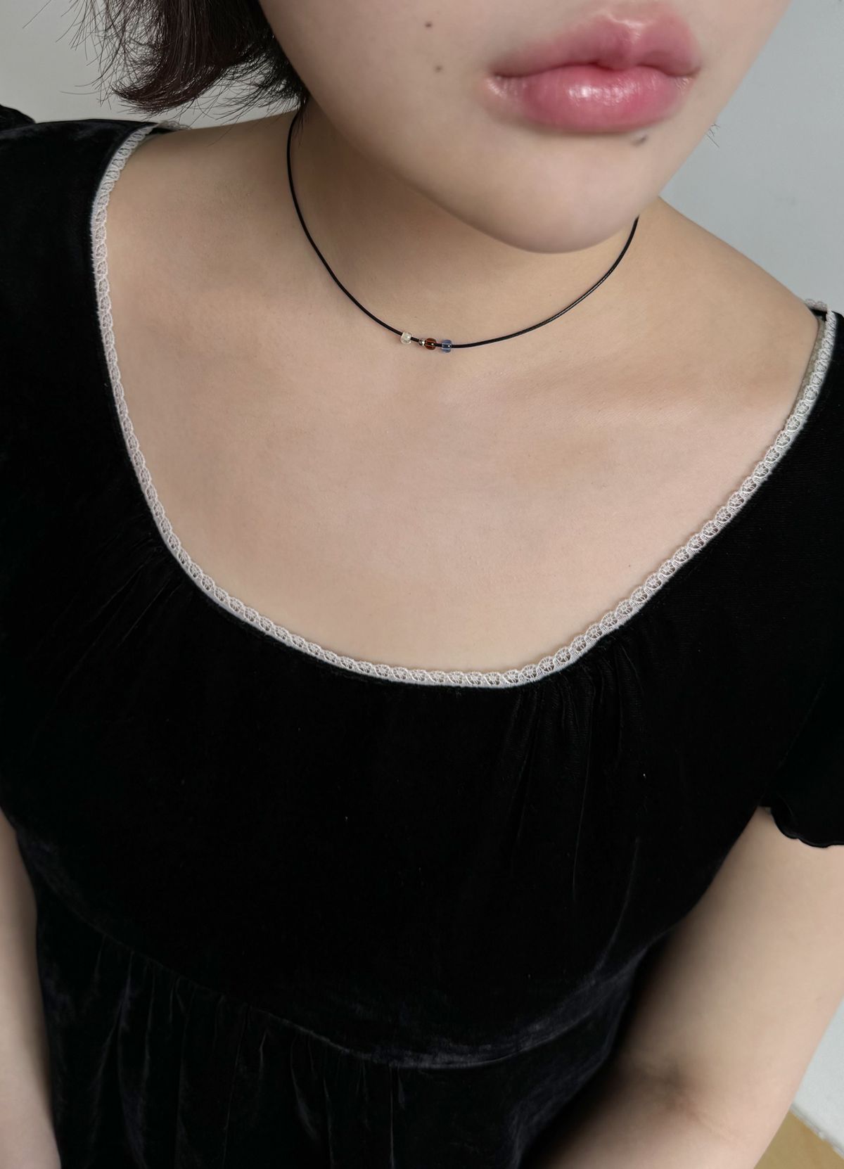 애플파이오더(APPLE PIE ORDER) Leather Choker.(5color)