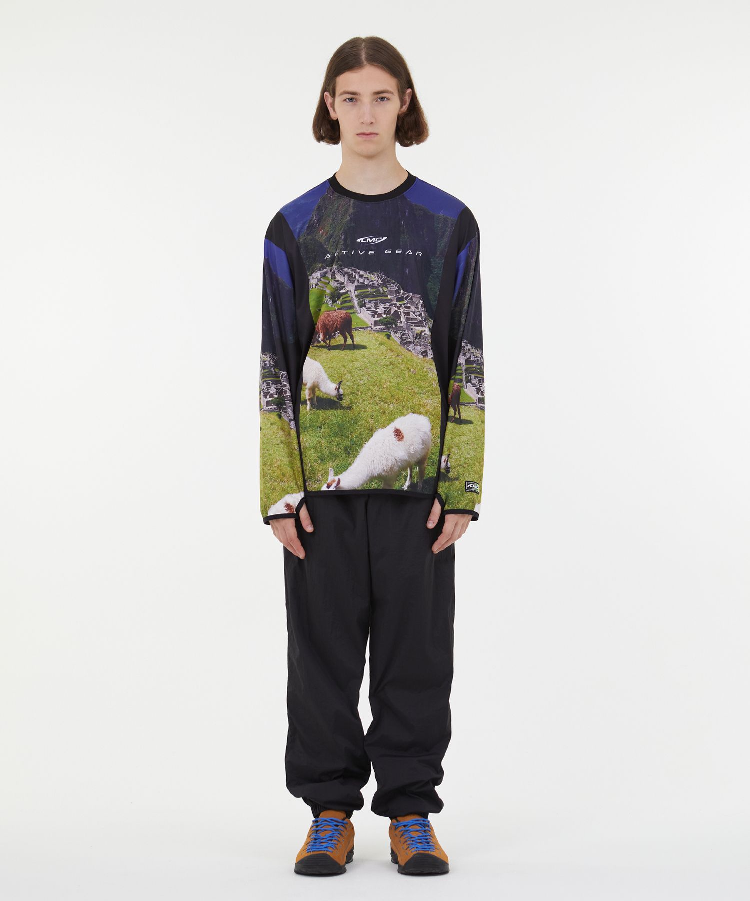 MUSINSA | LMC LMC ACTIVE GEAR LANDSCAPE LONG SLV JERSEY green