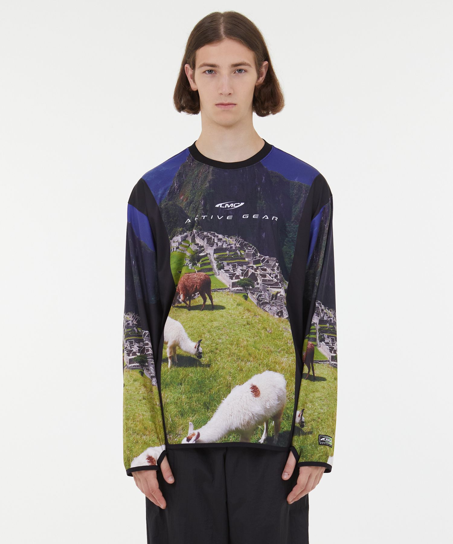 MUSINSA | LMC LMC ACTIVE GEAR LANDSCAPE LONG SLV JERSEY green