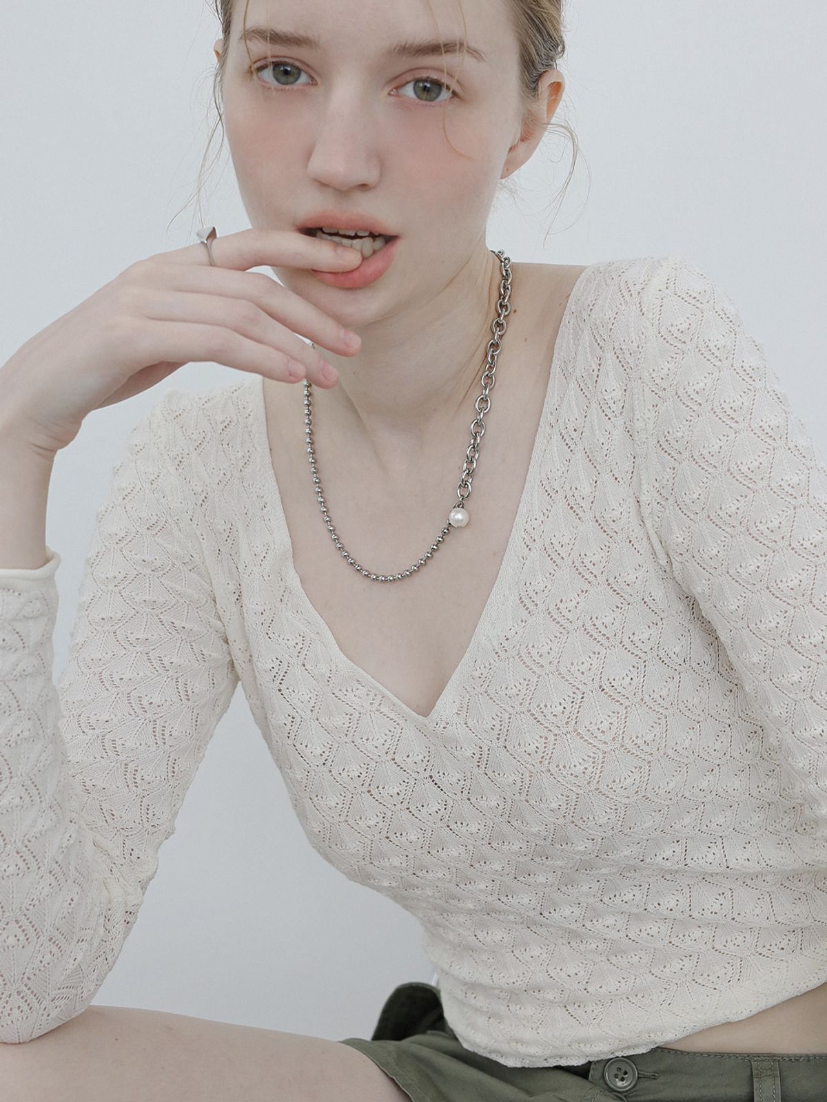 애플파이오더(APPLE PIE ORDER) Half Chain Charm N.