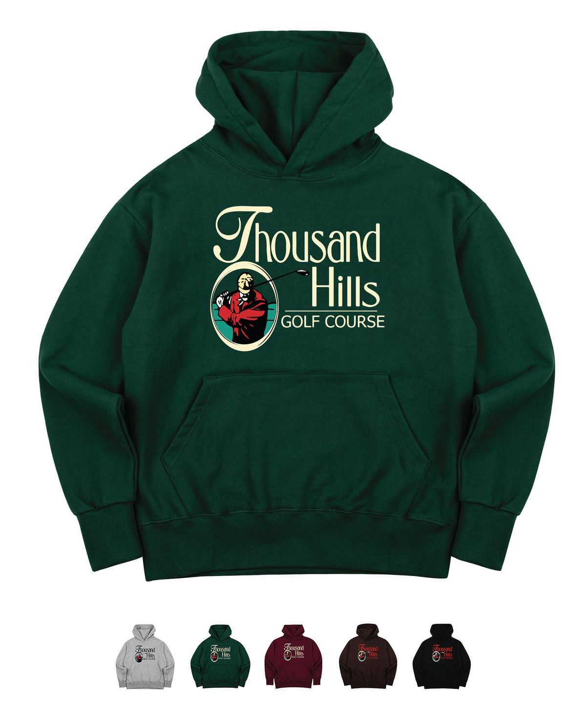 네이비팀(NAVYTEAM) NTV-Thousand Hills Golf Course HOODIE