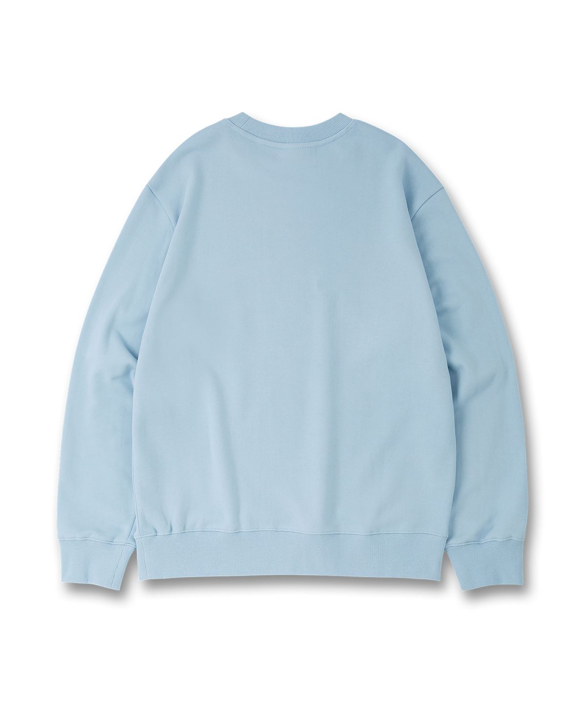 돌핀웨이브어패럴(DOLPHIN WAVE APPAREL) 오벌 돌고래 맨투맨 라이트블루