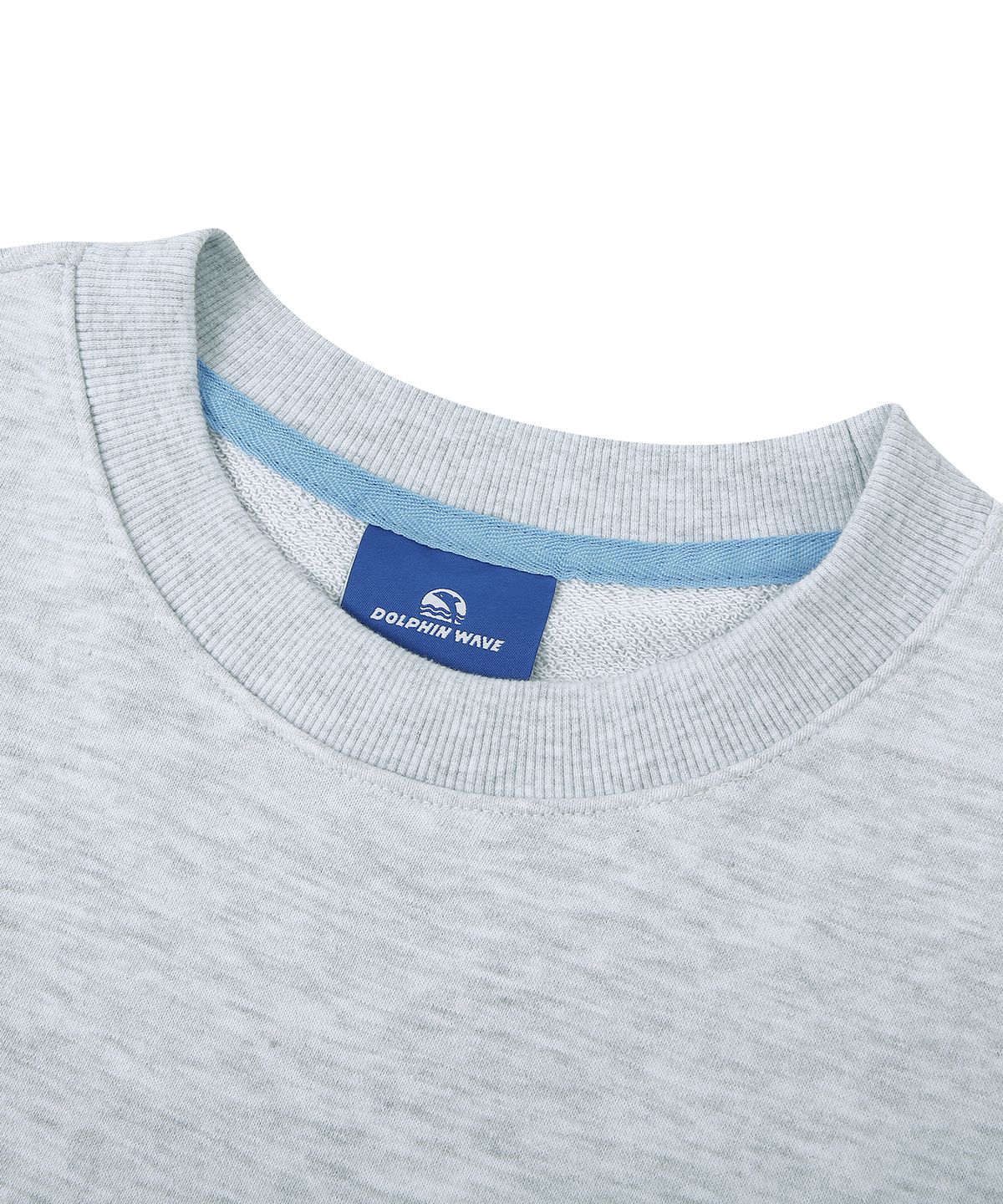 돌핀웨이브어패럴(DOLPHIN WAVE APPAREL) 하키보이 돌고래 맨투맨 쿨그레이