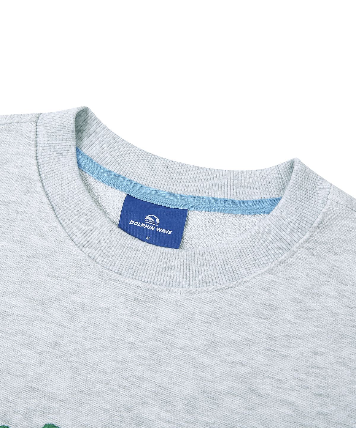 돌핀웨이브어패럴(DOLPHIN WAVE APPAREL) 돌핀 애슬레틱 클럽 맨투맨 쿨그레이
