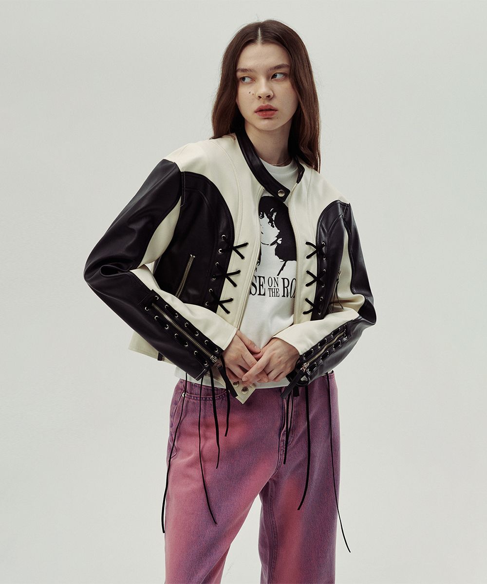 ジャケット・アウター SINOON Washing Leather Harf Jacket SINOON Washing Leather Harf Jacket Washed Leather Jacket