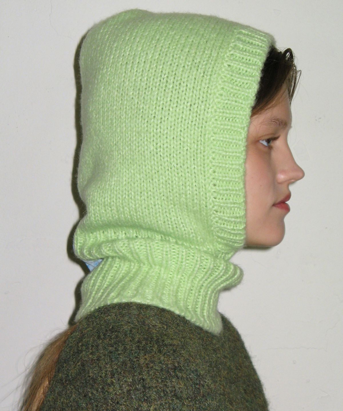 시눈(SINOON) KNIT BALACLAVA (APPLE GREEN)