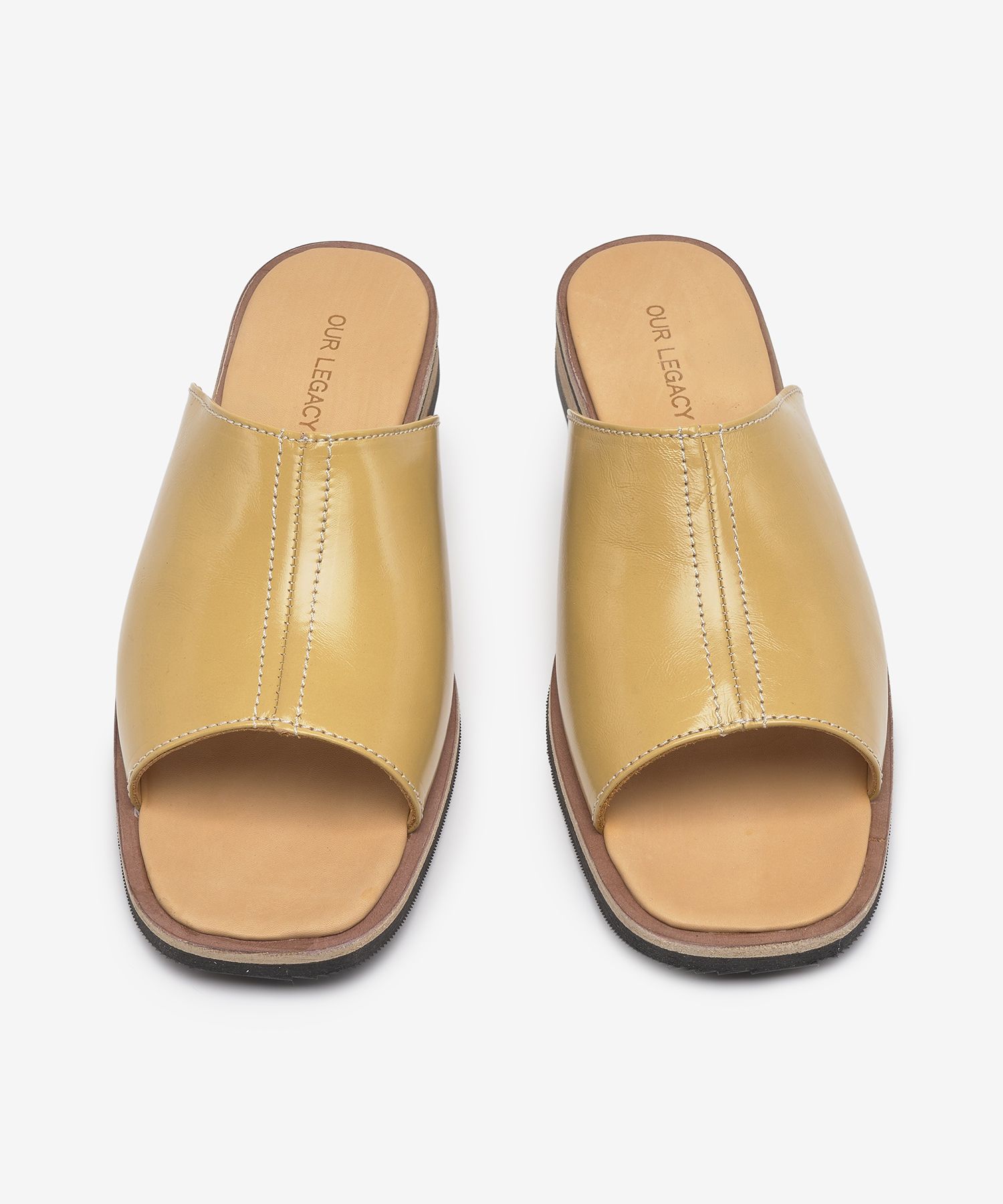 OUR LEGACY ■ Tahini Slide MUSINSA | OUR LEGACY Tahini Slide - Yellow / A2227STA