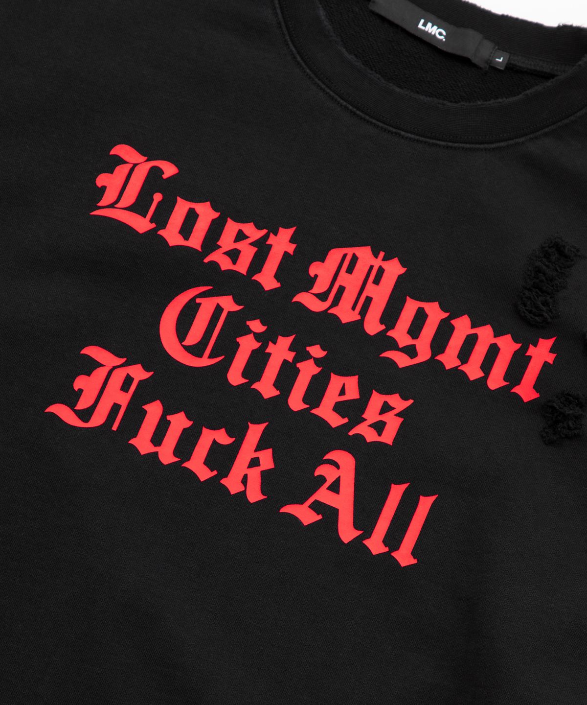 엘엠씨(LMC) LMC DISTRESSED EDGE F ALL SWEATSHIRT black