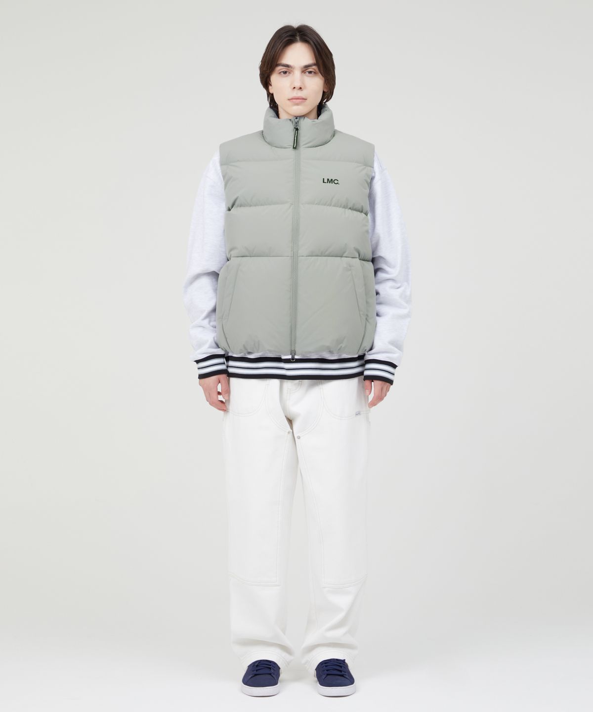 엘엠씨(LMC) LMC OG DUCK DOWN VEST gray