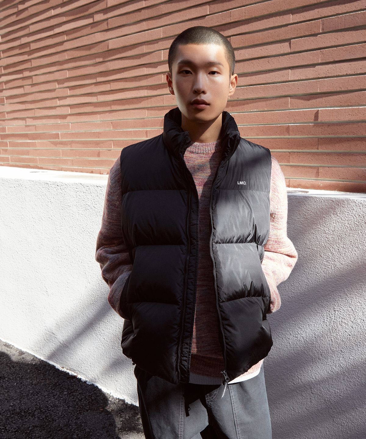 엘엠씨(LMC) OG PUFFER DUCK DOWN VEST black