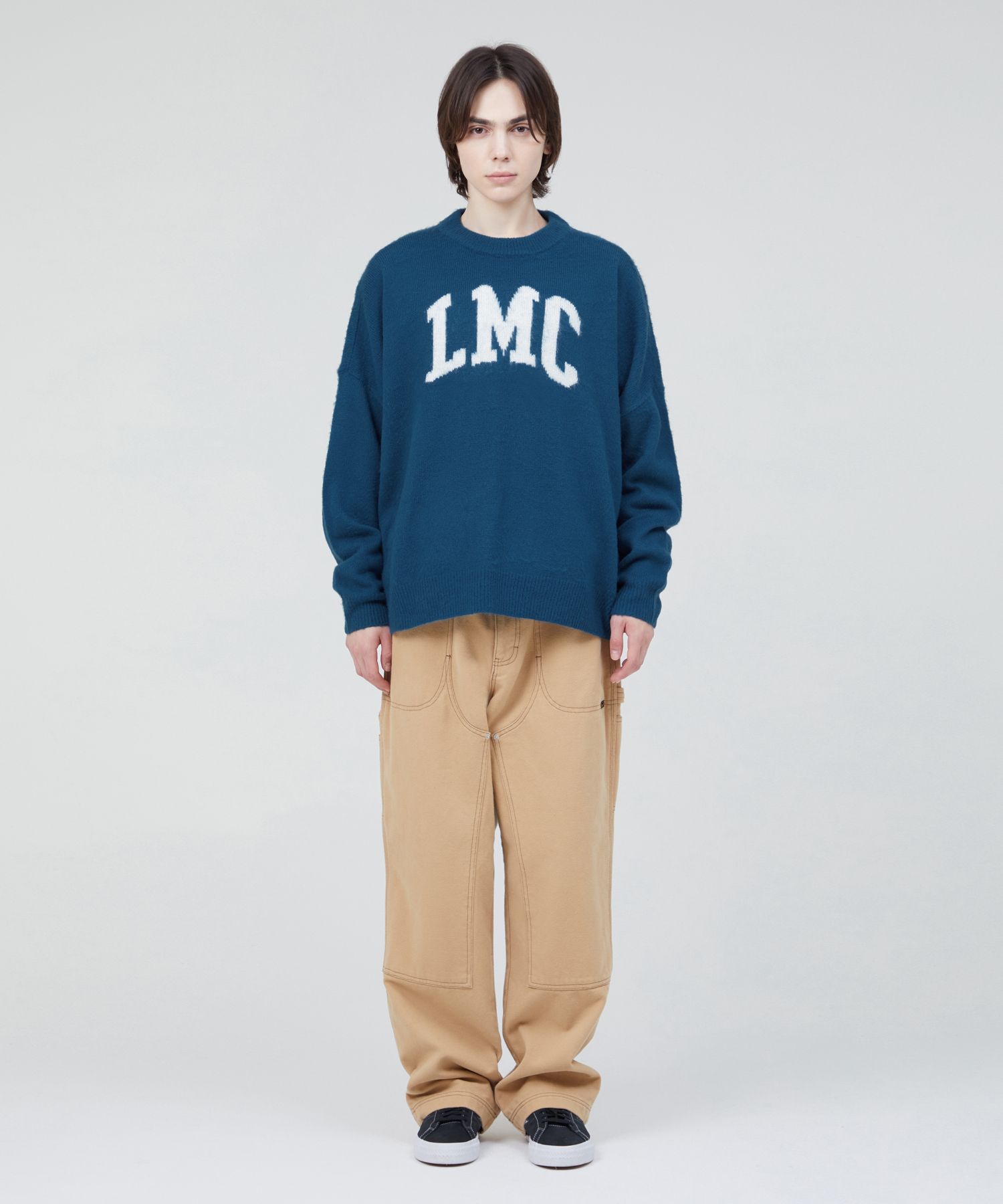 [ LMC ]★LMC BRUSHED ARCH KNIT SWEATER LMC LMC BRUSHED ARCH KNIT SWEATER cream | International Store