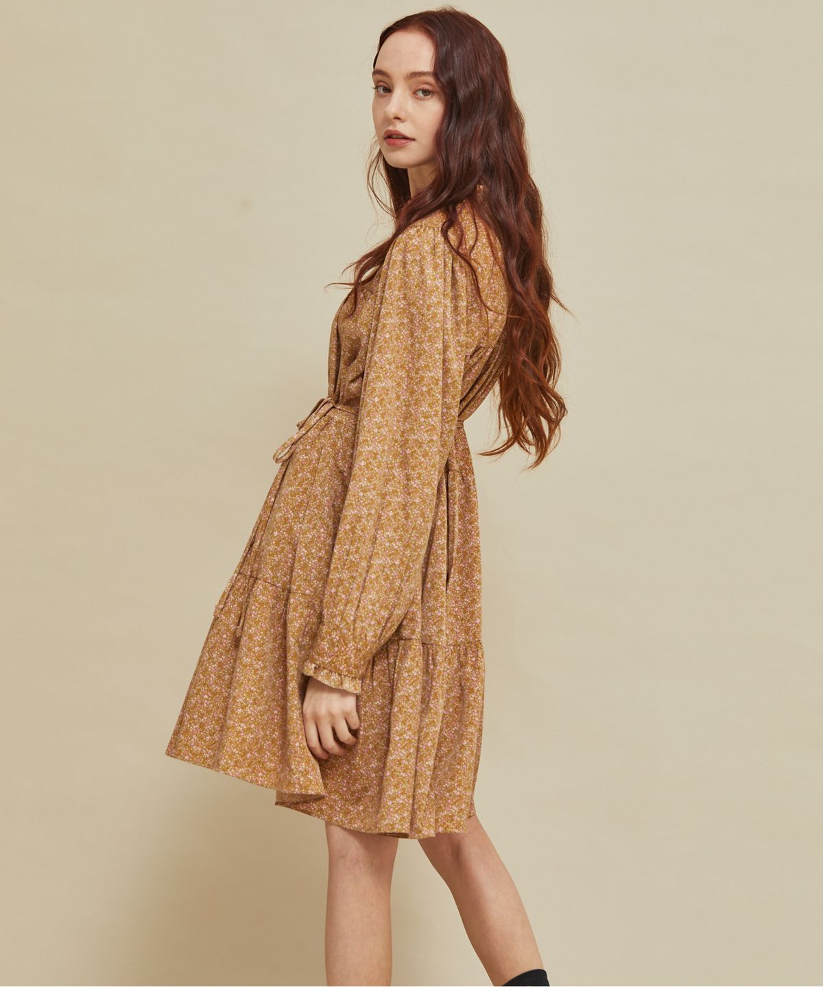 마나비스세븐(MANAVIS7) Blooming One-Piece ver.2 Beige