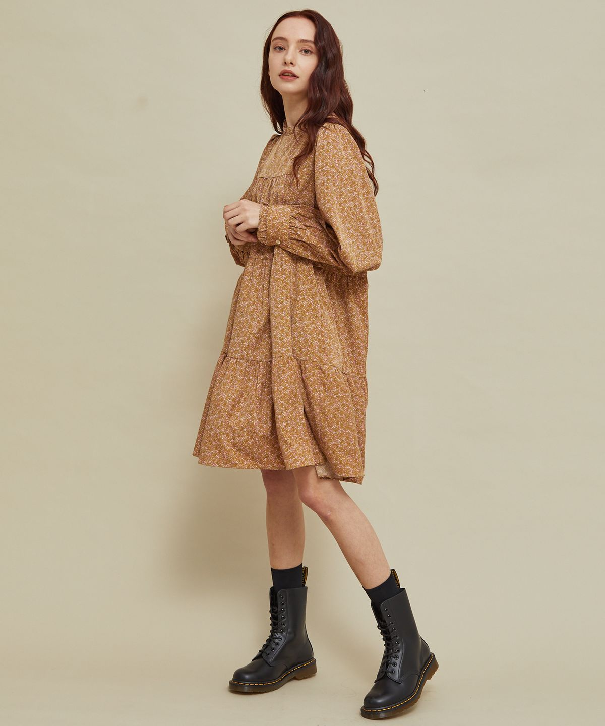 마나비스세븐(MANAVIS7) Blooming One-Piece ver.2 Beige