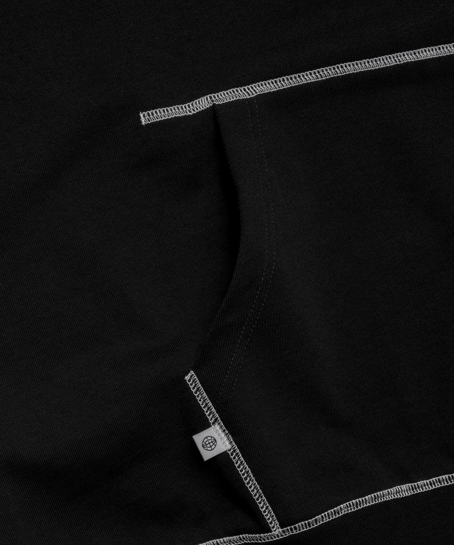 MUSINSA | LMC LMC CONTRAST STITCH HOODIE black