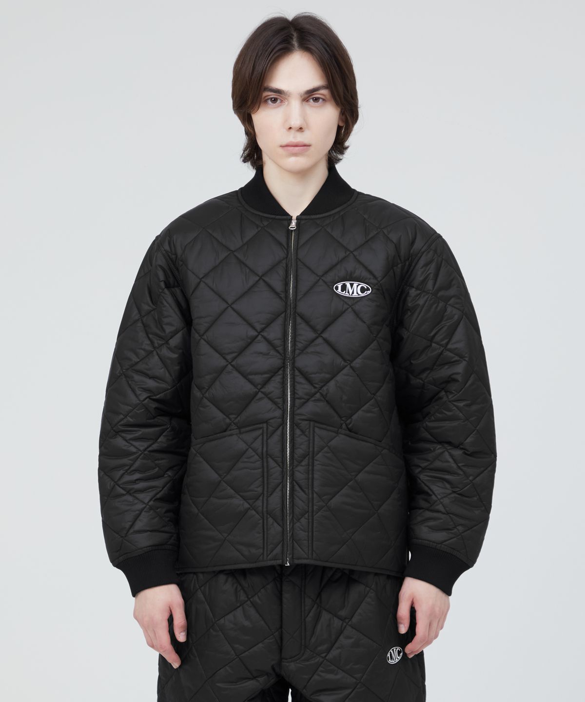 엘엠씨(LMC) LMC OVAL QUILTED JACKET black