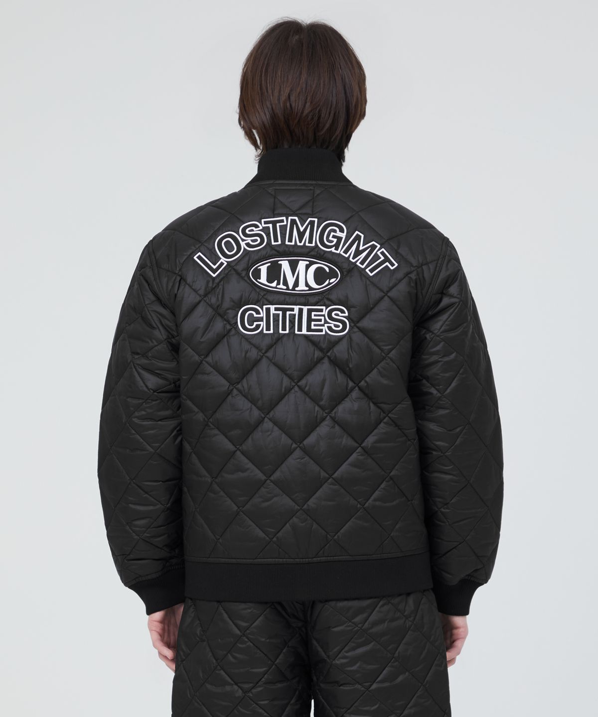 엘엠씨(LMC) LMC OVAL QUILTED JACKET black