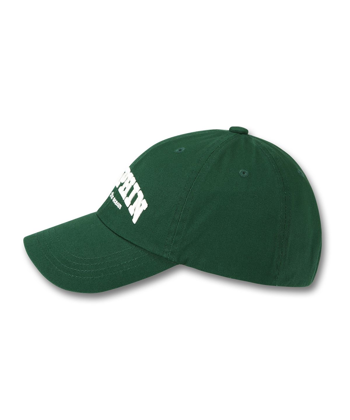 돌핀웨이브어패럴(DOLPHIN WAVE APPAREL) 돌핀 어센틱 로고 볼캡 딥그린