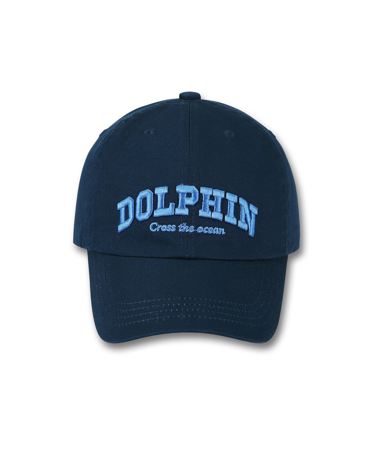 돌핀웨이브어패럴(DOLPHIN WAVE APPAREL) 돌핀 어센틱 로고 볼캡 네이비