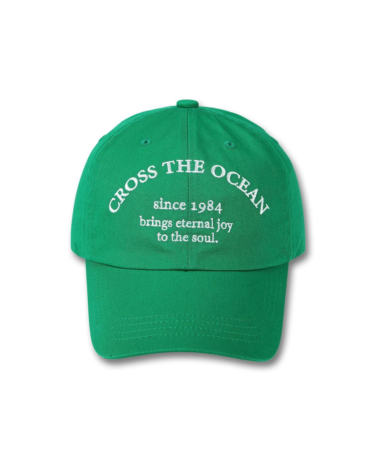 돌핀웨이브어패럴(DOLPHIN WAVE APPAREL) 돌핀 레터링 볼캡 그린