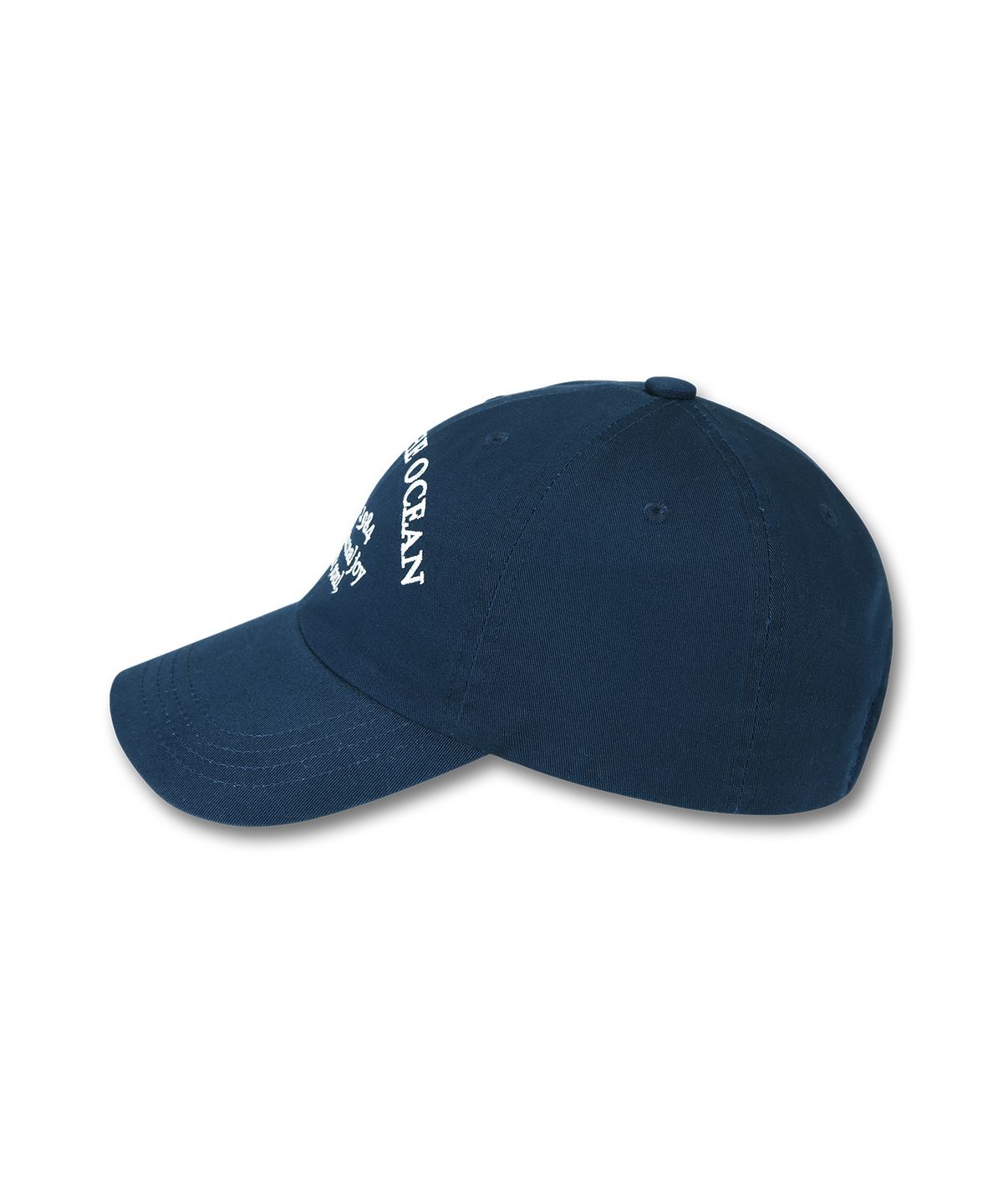 돌핀웨이브어패럴(DOLPHIN WAVE APPAREL) 돌핀 레터링 볼캡 네이비