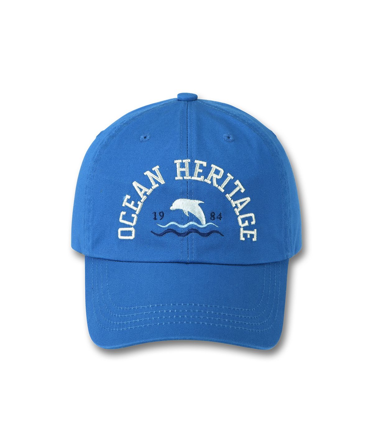 돌핀웨이브어패럴(DOLPHIN WAVE APPAREL) 오션 헤리티지 돌고래 볼캡 블루