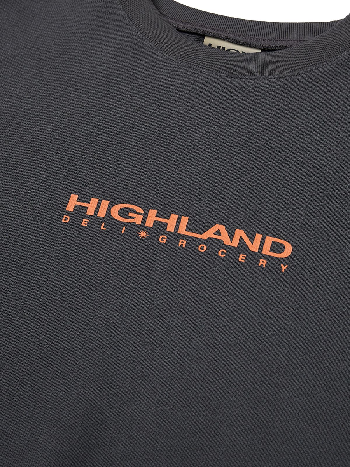 하이랜드 델리 앤 그로서리(HIGHLAND DELI AND GROCERY) Stamp Sweatshirts  Charcoal