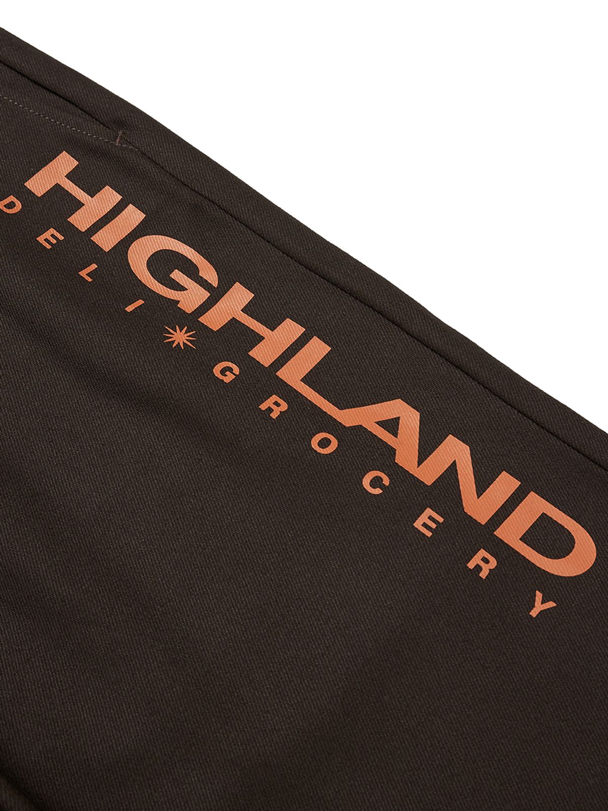 하이랜드 델리 앤 그로서리(HIGHLAND DELI AND GROCERY) Graphic Work Pants Brown