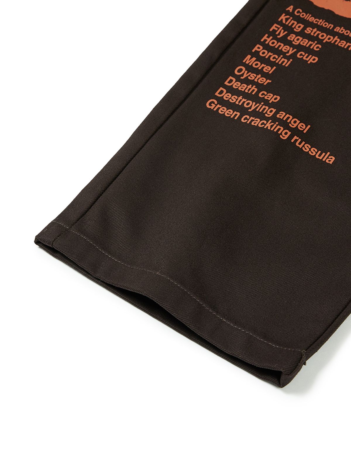 하이랜드 델리 앤 그로서리(HIGHLAND DELI AND GROCERY) Graphic Work Pants Brown