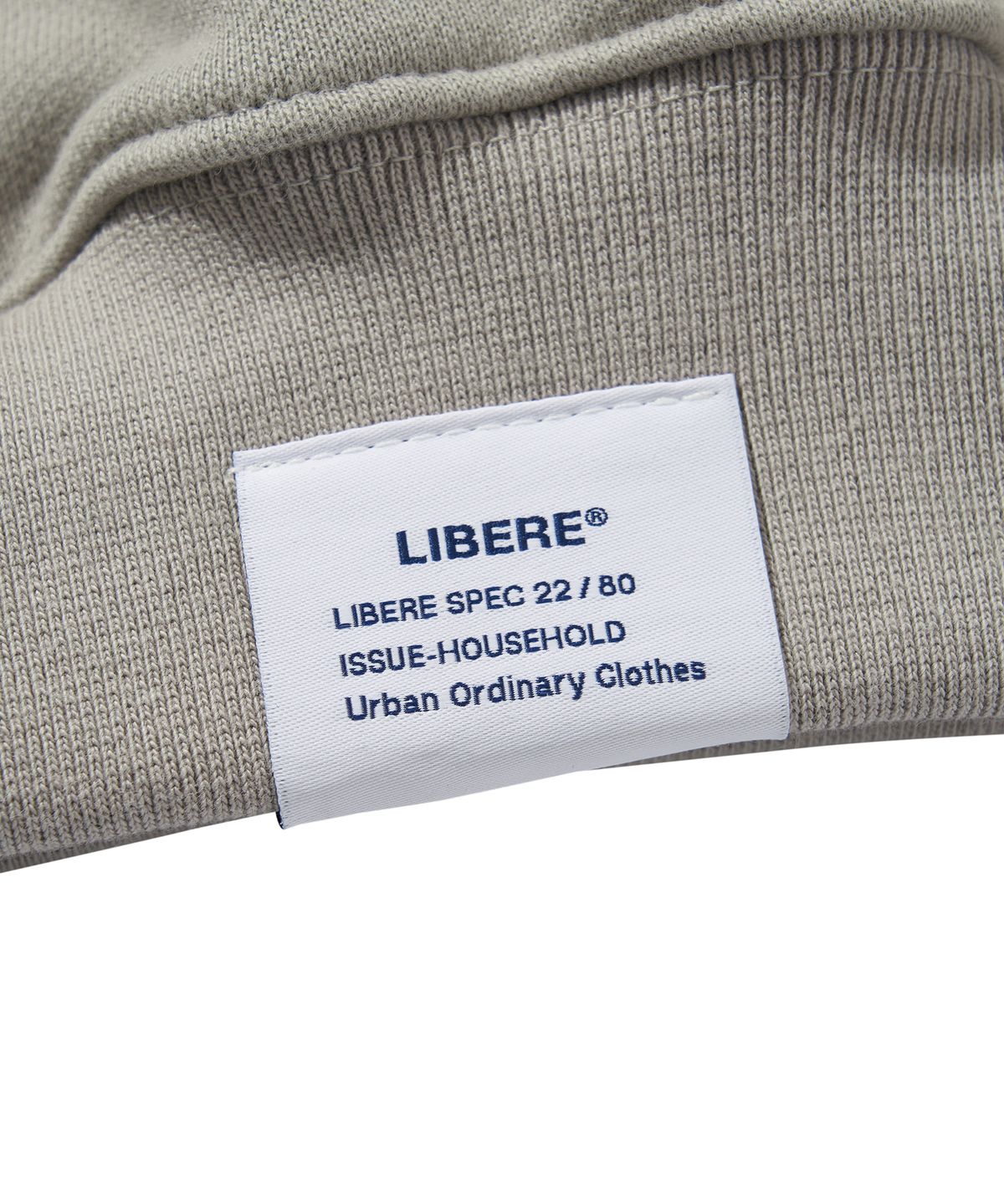 리베레(LIBERE) HOUSEHOLD SWEATSHIRT / STORMDUST