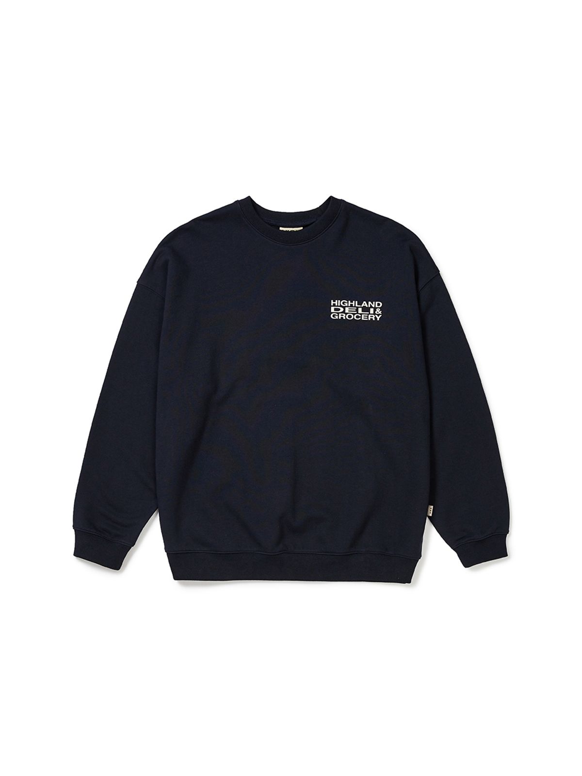 하이랜드 델리 앤 그로서리(HIGHLAND DELI AND GROCERY) Fresh Experience Sweatshirts Navy