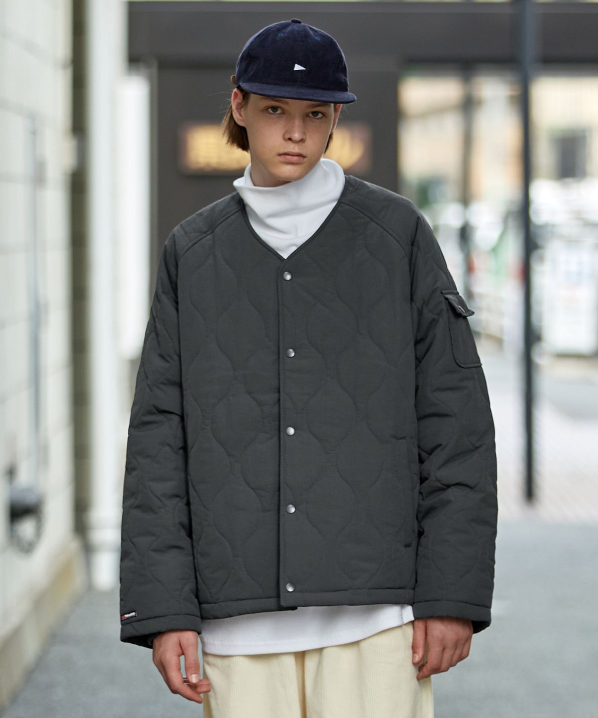 미니멀프로젝트(MINIMALPROJECT) 3M 신슐레이트 퀼팅 경량패딩 MJK106 [DARK GRAY]