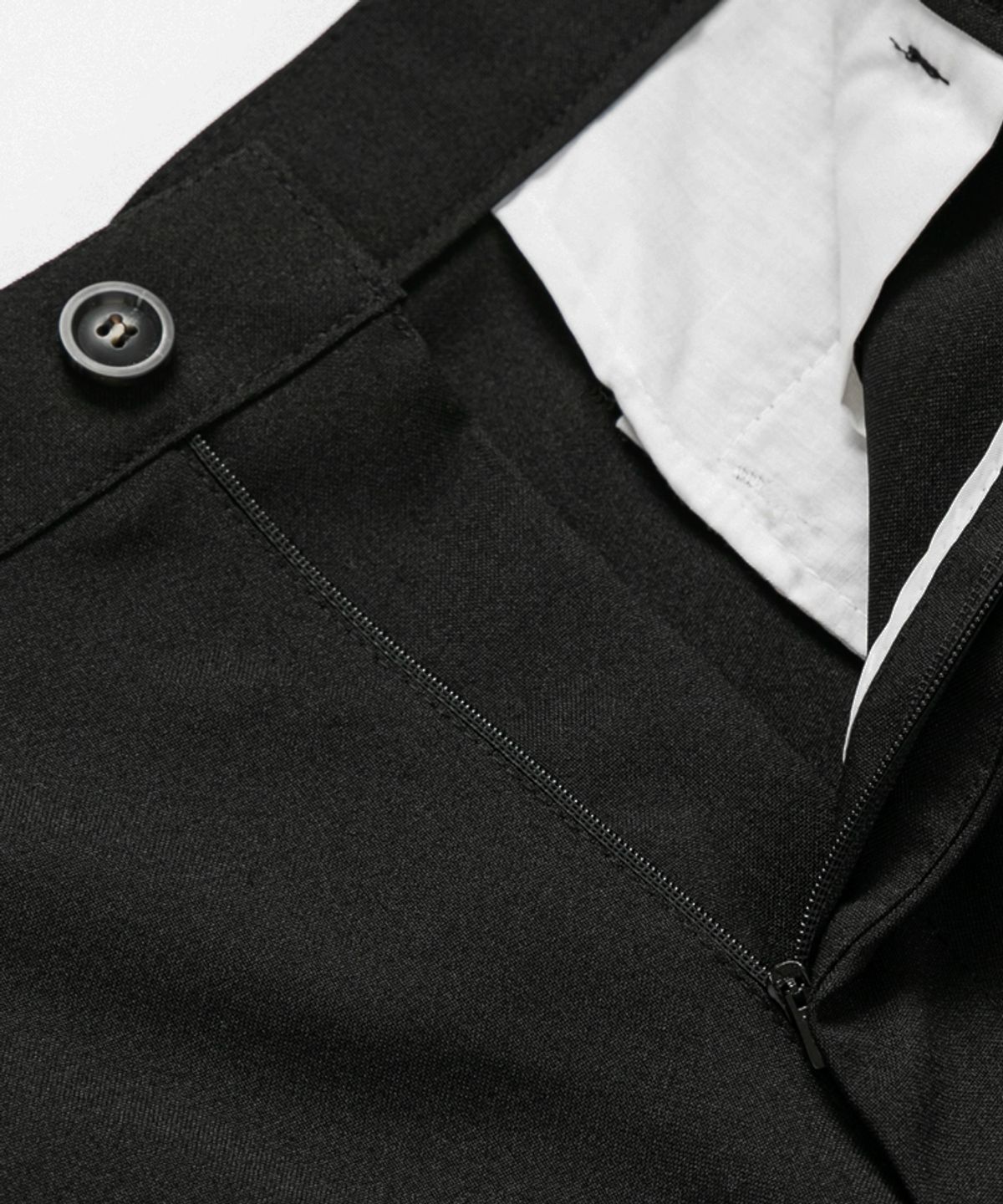스트라이크(STRIKE) 엘리건트 핀턱 트라우저스 (BLACK)