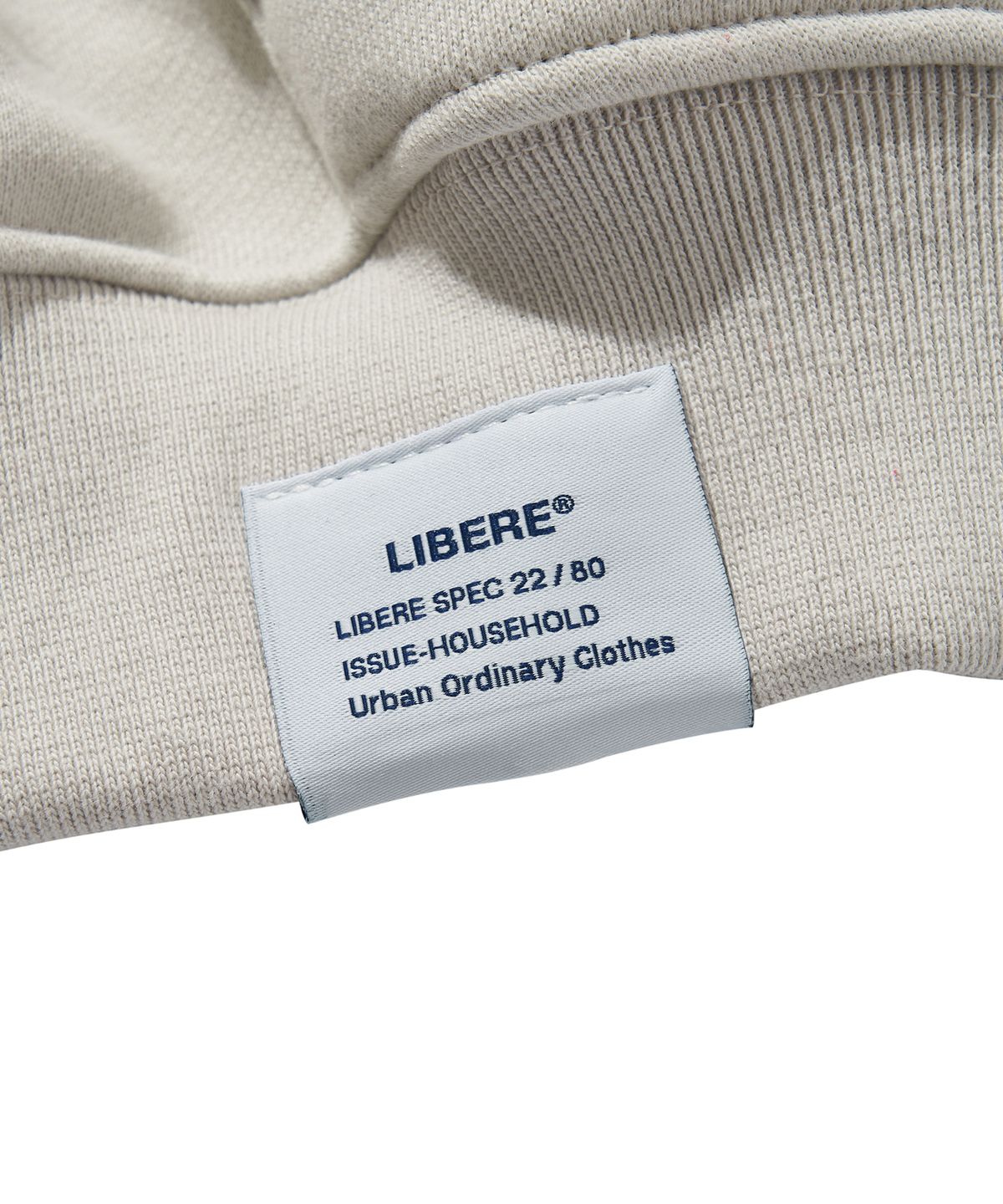 리베레(LIBERE) W.L HOODIE / LIGHT GRAY