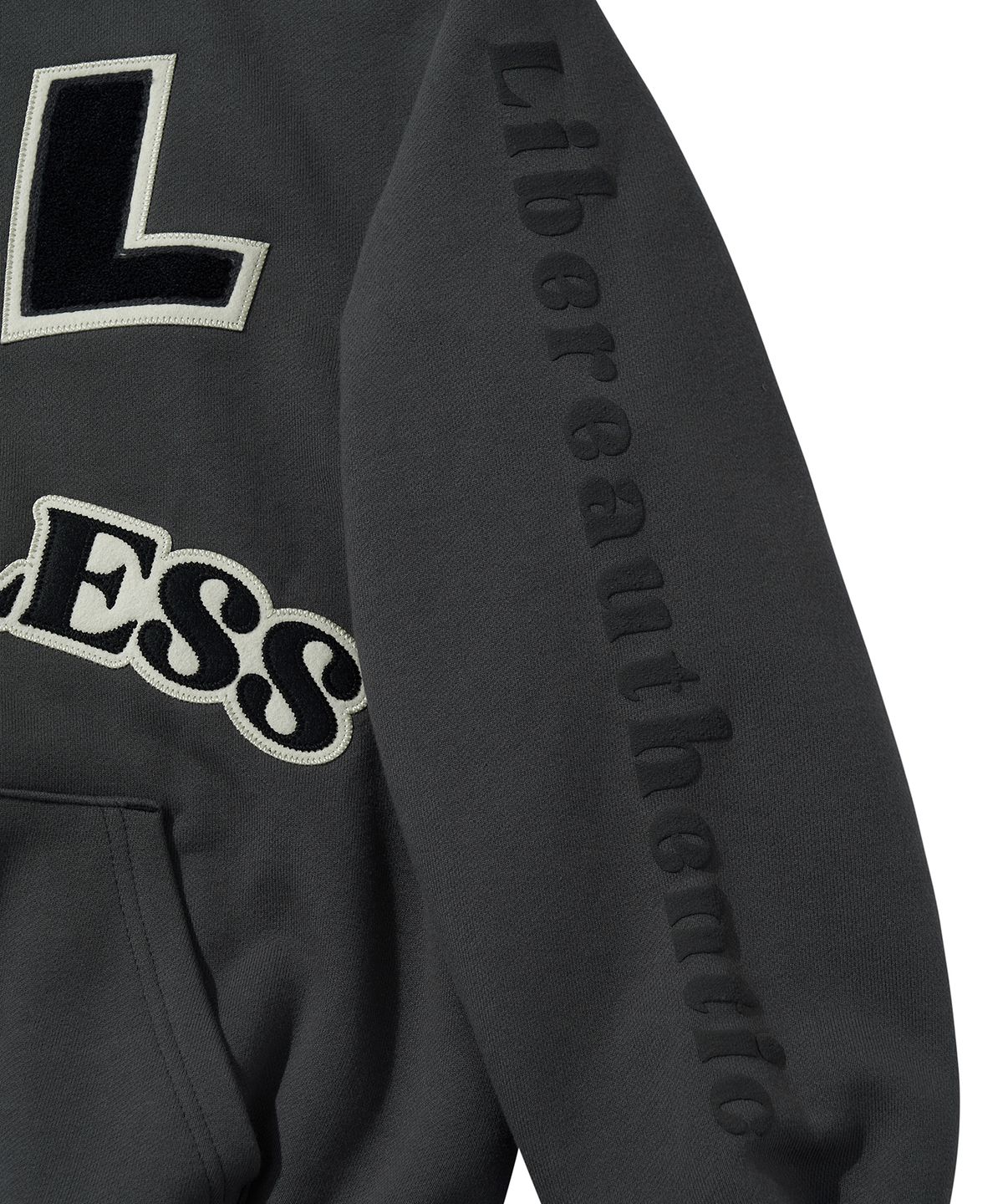 리베레(LIBERE) W.L HOODIE / CHARCOAL