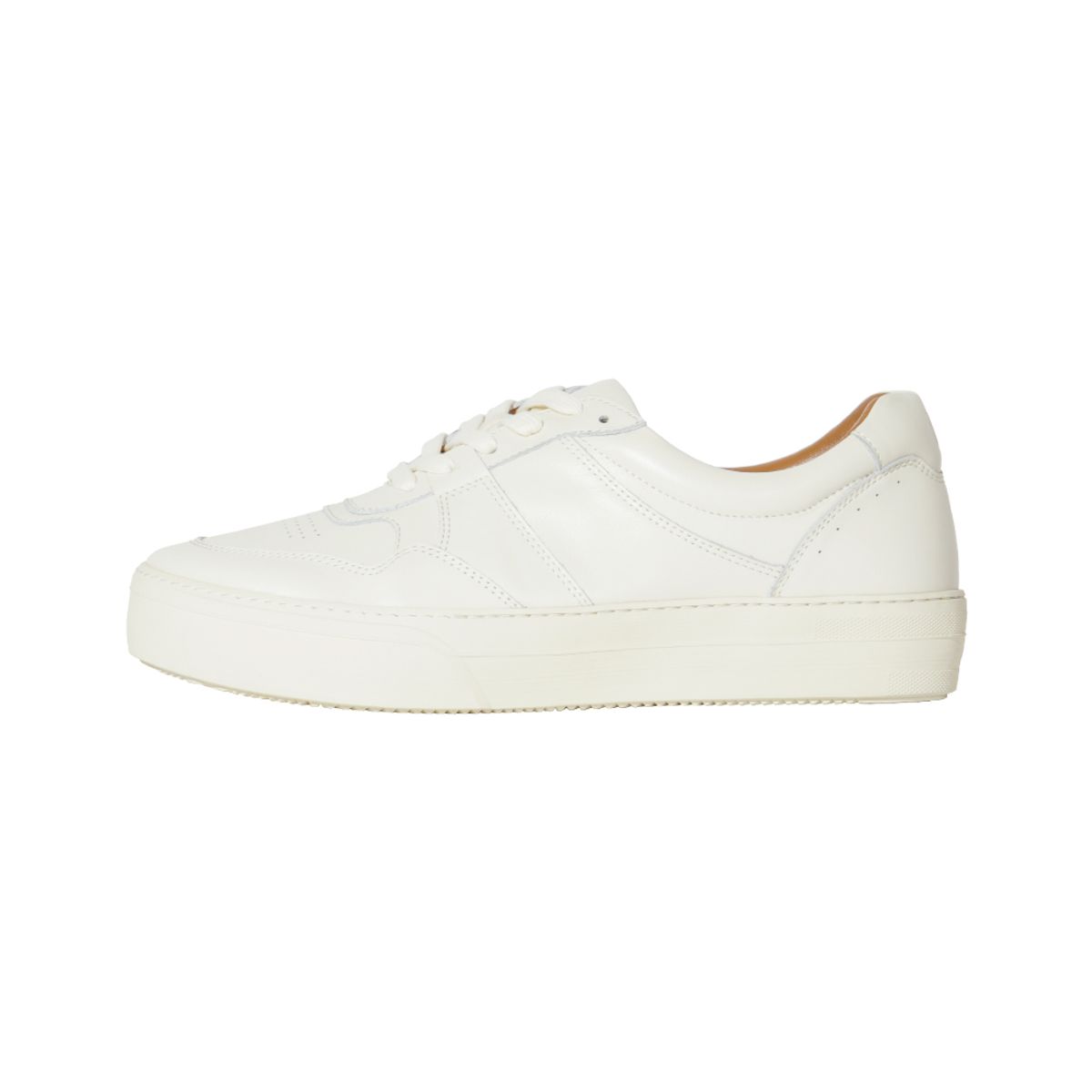 길프(GUILF) Chester Retro Sneakers in Kipskin Ivory