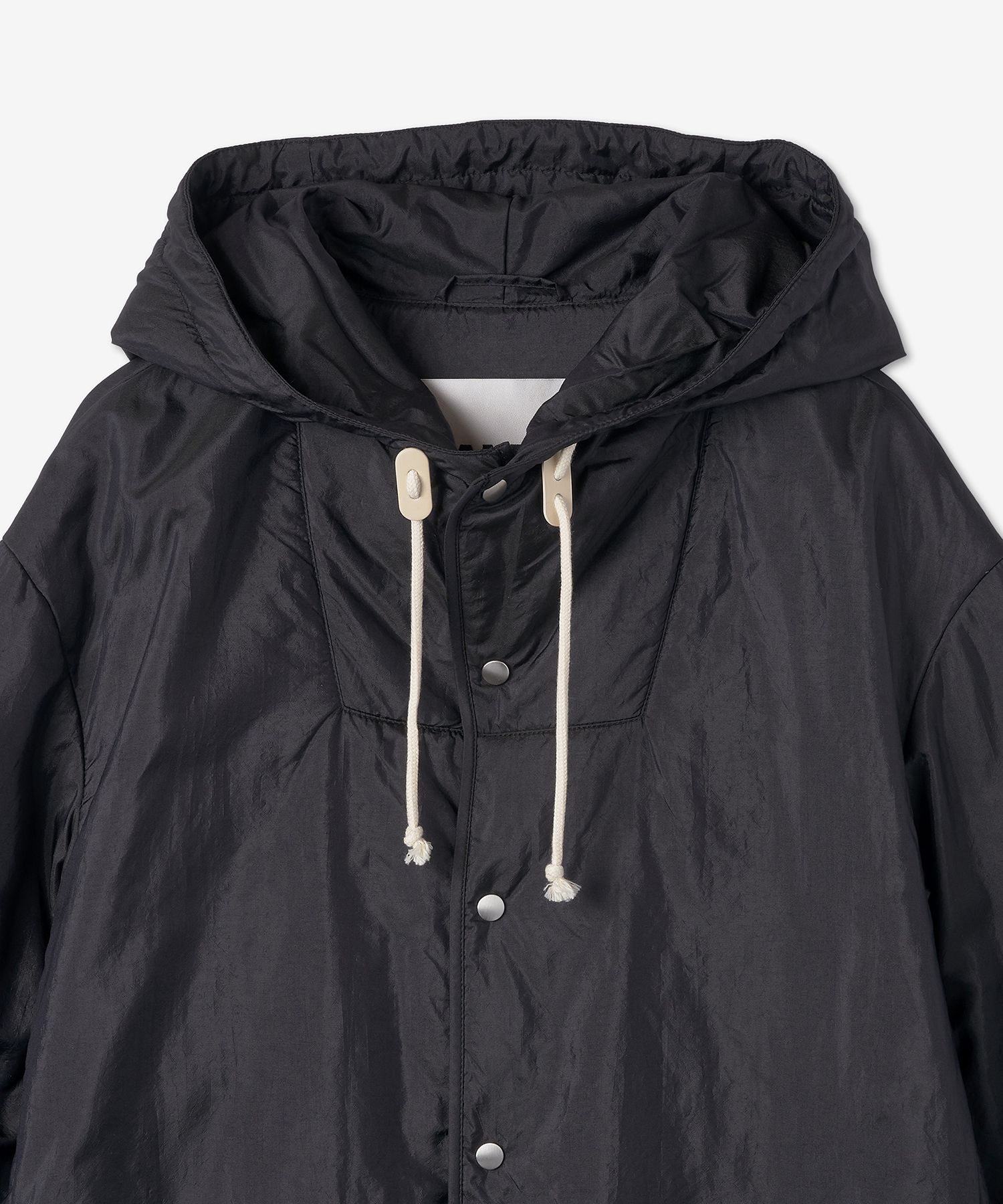 MUSINSA | JIL SANDER Silk Nylon Blue Jean Jacket - Navy