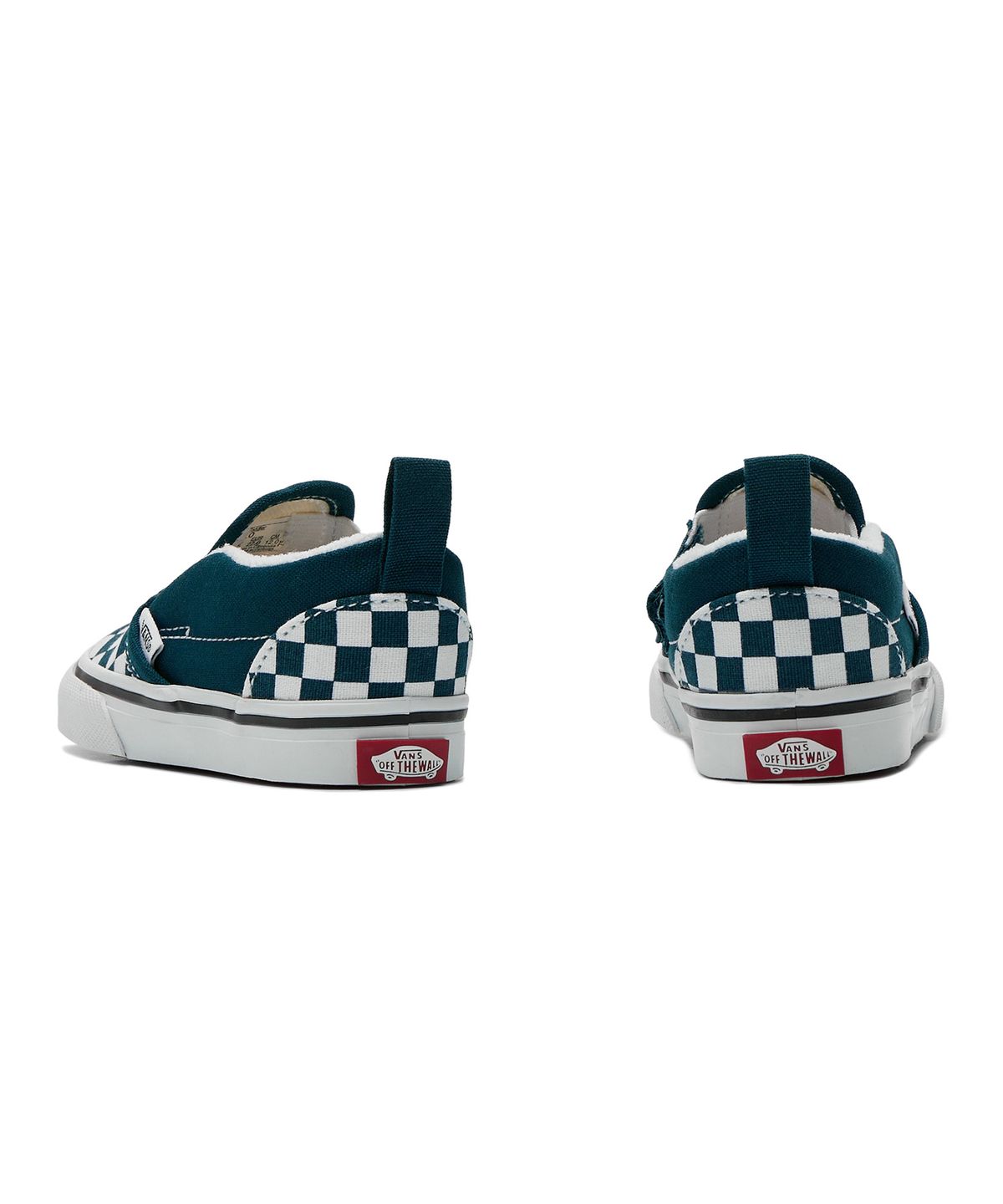 반스 키즈(VANS KIDS) 슬립온 V 토들러 - (체커보드) 딥틸