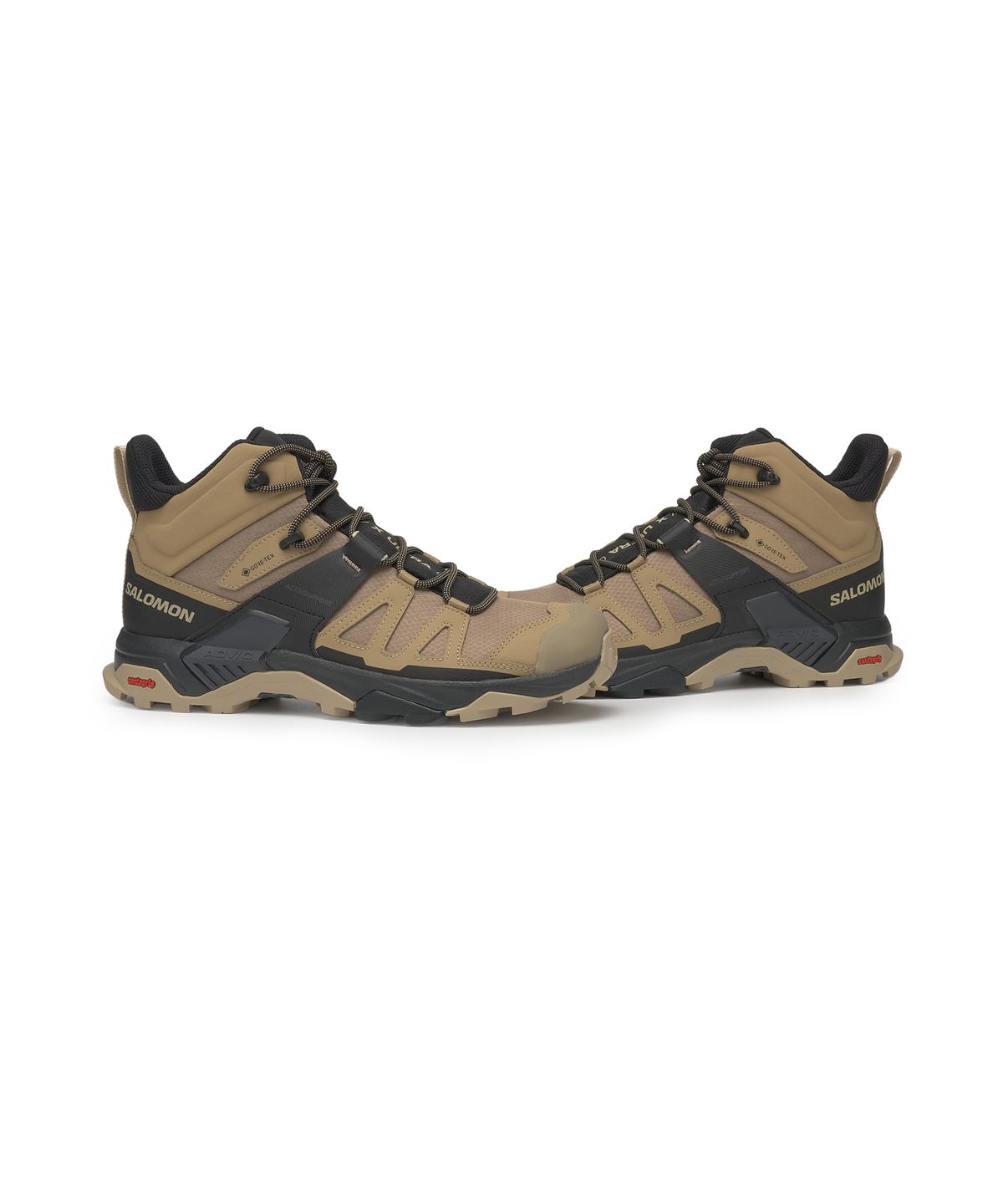 살로몬(SALOMON) X 울트라 4 미드 GTX - 켈프:블랙:사파리 / L41294100