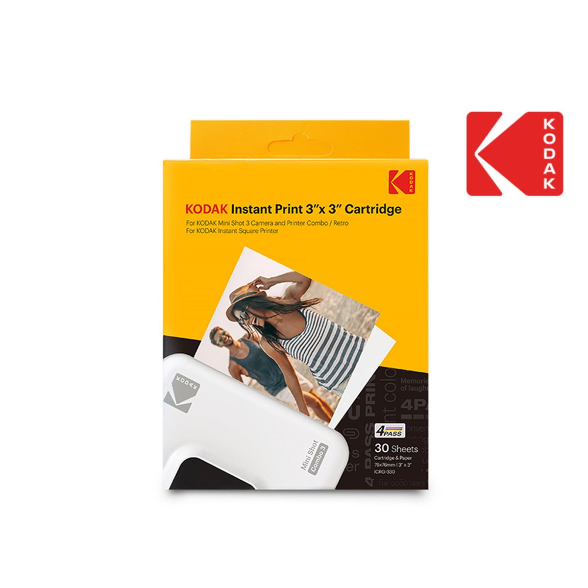 코닥 카메라(KODAK CAMERA) 미니샷3 미니3 전용 호환 3인치 카트리지 60매