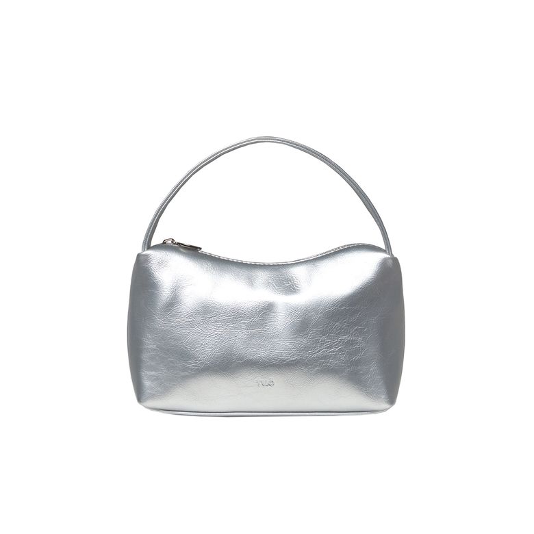 PUDDING BAG_GLOSSY SILVER