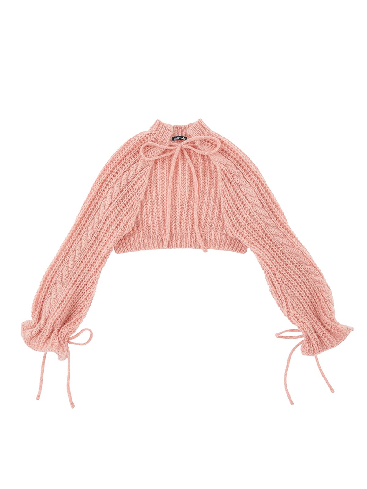 에즈이프 캘리(ASIF CALIE) KNIT BOLERO PINK