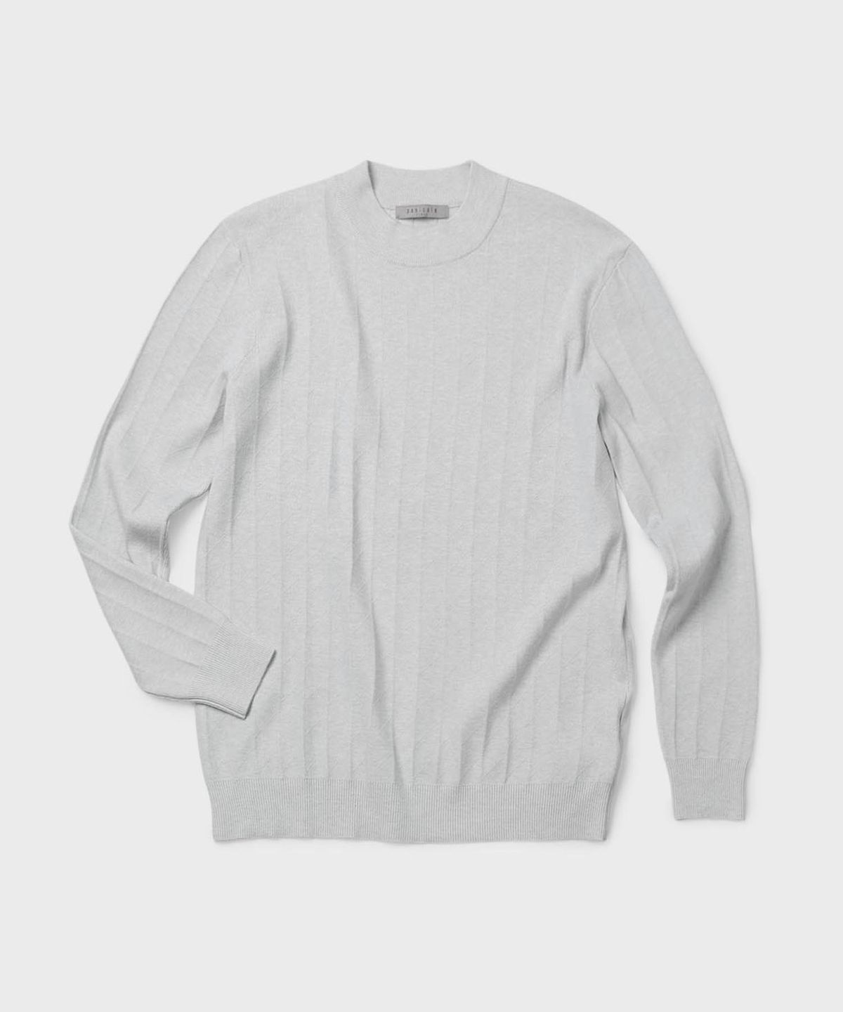 빠니깔레(PANICALE) 헤링본 골지 비스코스 혼방 스웨터 [2COLOR]