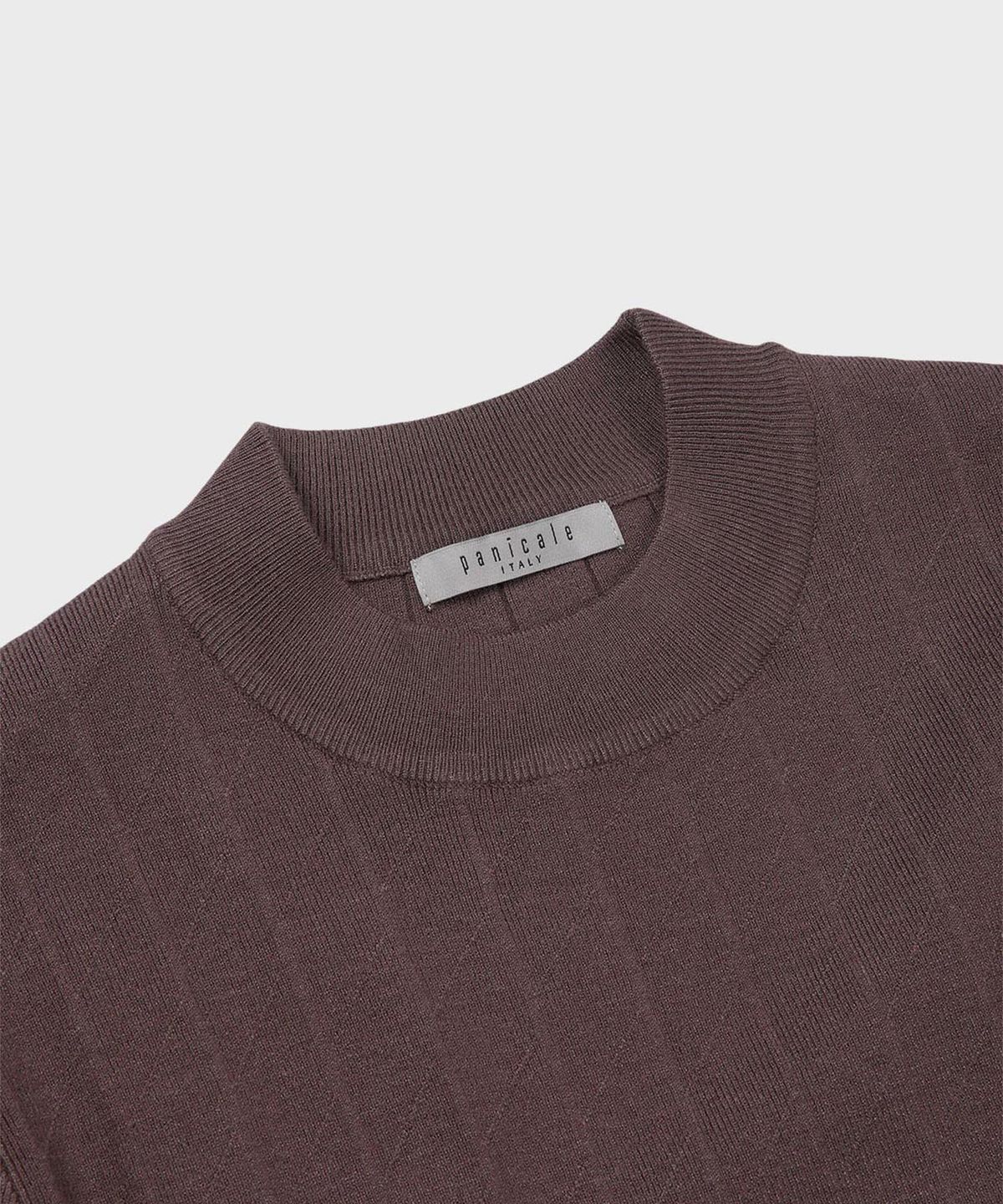 빠니깔레(PANICALE) 헤링본 골지 비스코스 혼방 스웨터 [2COLOR]