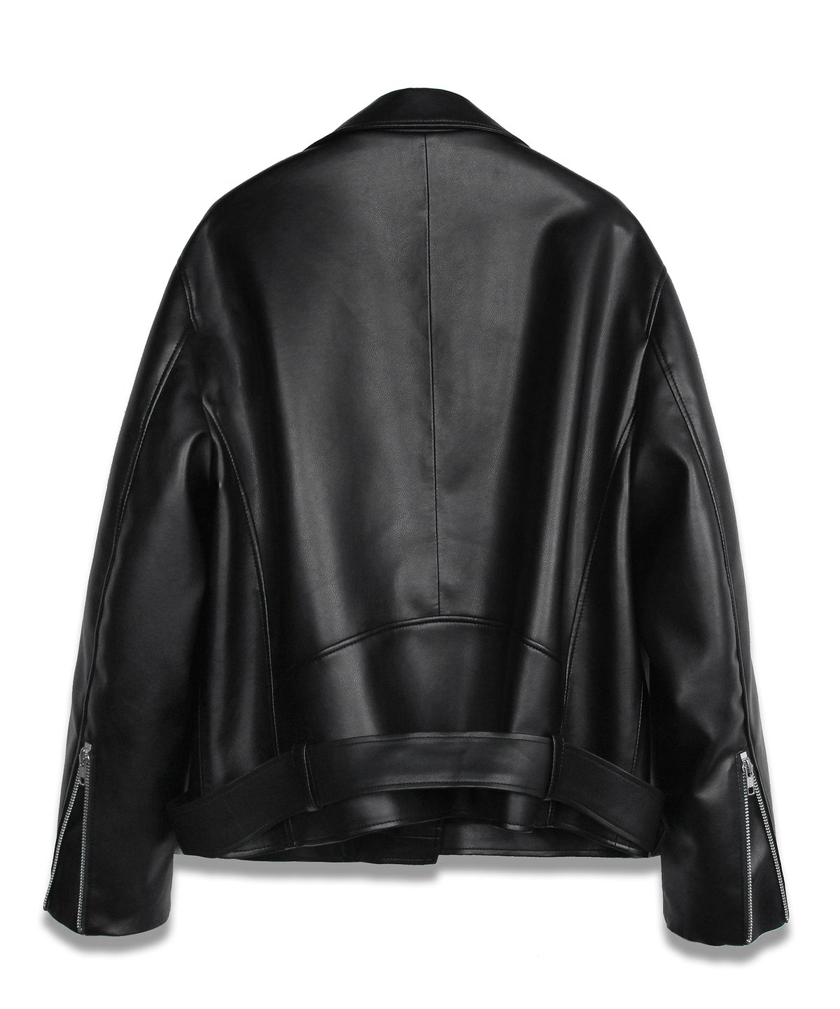 도프셉(DOFFSEPT) FAUX Leather Double Rider Jacket
