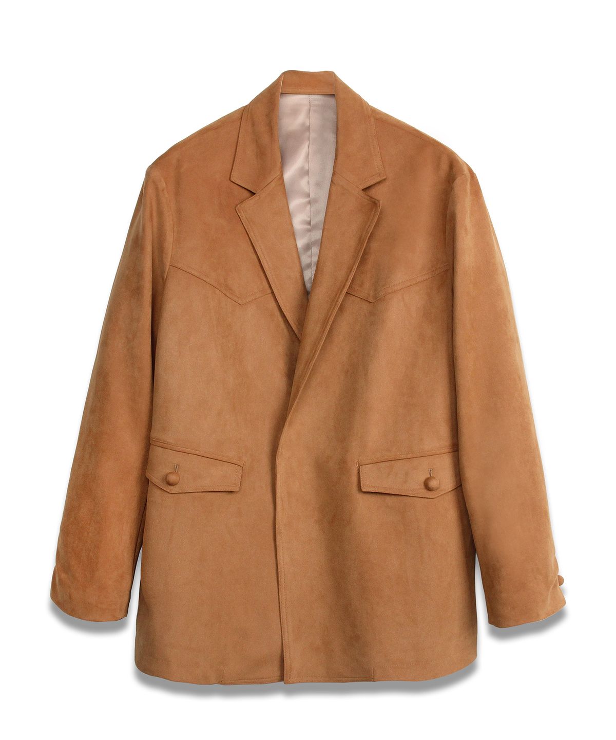 도프셉(DOFFSEPT) Suede Western Blazer in Camel