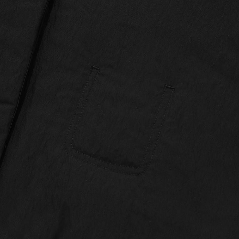 MUSINSA | KIRSH Uni Small Cherry Padded Crop Shirt [Black]