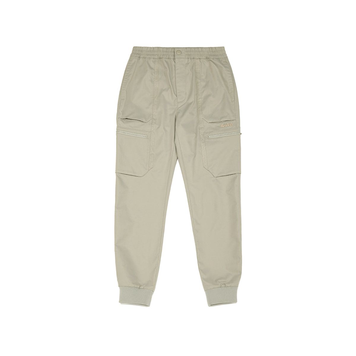 코닥(KODAK) 사이드 포켓 슬림 조거팬츠 BEIGE