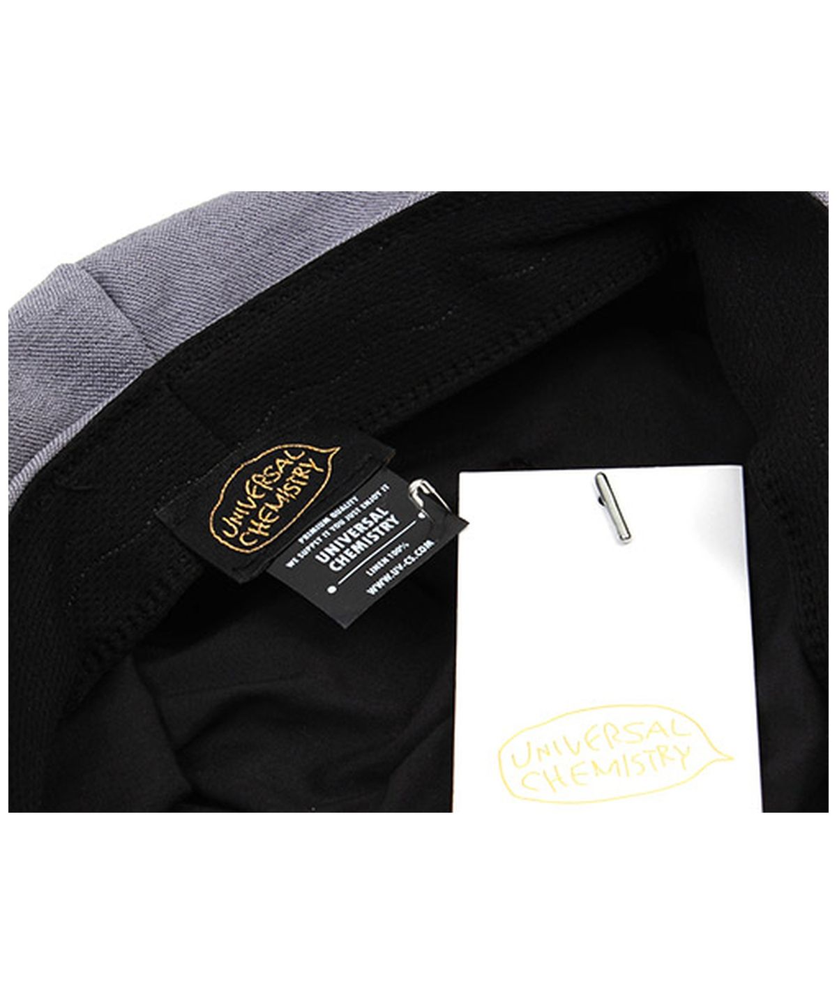 유니버셜 케미스트리(UNIVERSAL CHEMISTRY) Modern Linen Gray Newsboy Cap 뉴스보이캡